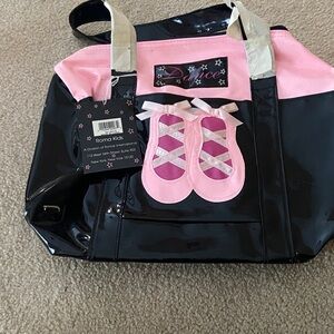 Pink and Black Dance Bag